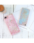 KISSCASE Glitter Bling ruchome piaski etui na telefony dla iPhone 6 s 6 5S 5 SE 4S 4 8 7 luksusowych płynącej dziewczęcy etui na