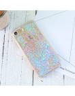 KISSCASE Glitter Bling ruchome piaski etui na telefony dla iPhone 6 s 6 5S 5 SE 4S 4 8 7 luksusowych płynącej dziewczęcy etui na