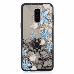 3D farby koronki kwiat etui na telefon komórkowy do Samsung galaxy S8 S8Plus S9 S7edge A3 A5 A6 A8 Plus J8 j3 J4 J5 J6 J7 Pro/Pr