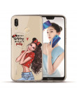 Śliczne moda dziewczyny Ragazza kobiety Gal telefon etui na Huawei P30 P20 Lite Pro P10 Lite Plus P8 P9 Lite 2017 PSmart skrzynk