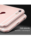 Nephy silikonowy pokrowiec na iPhone 6 s 6 S 7 8 Plus X 10 5 5S SE 5C 5SE 4 4S 6 Plus 6 SPlus 7 Plus 8 Plus przezroczysty rozcią