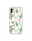 Ciciber Cute Cartoon zwierząt lama alpaki pokrywa dla Apple iPhone 7 8 6 6s Plus X XR XS MAX 5S SE przypadku telefonu miękkiego 