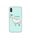 Ciciber Cute Cartoon zwierząt lama alpaki pokrywa dla Apple iPhone 7 8 6 6s Plus X XR XS MAX 5S SE przypadku telefonu miękkiego 