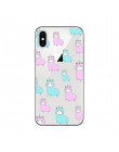 Ciciber Cute Cartoon zwierząt lama alpaki pokrywa dla Apple iPhone 7 8 6 6s Plus X XR XS MAX 5S SE przypadku telefonu miękkiego 