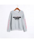 XUANSHOW Unisex miłośników ubrania koreański BLACKPINK zabij ten miłość Album litery bluza Man kobieta sweterek Sudadera Mujer