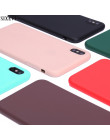 Proste jednolity kolor ultracienki miękki futerał dla iPhone 6 S 6 S 7 8 Plus 5 5S SE X XA MAX XR 6 Plus 7 Plus 8 Plus cukierki 