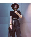 2018 nowa kobieta gotycki Harajuku ulicy pas płótno Punk litery drukowane dekoracji pętli w kształcie psychicznego klamra dżinsy