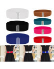 Kobiety pas Skinny elastyczny Ceinture miękka skóra szeroki Self Tie Wrap wokół talii pasek proste Femme Vintage pasek do garnit