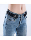 Elastyczny pasek damski do jeansów dżinsów bez klamry do sukienki