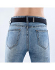 Elastyczny pasek damski do jeansów dżinsów bez klamry do sukienki