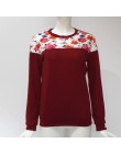 Kobiety sweter 2019 jesień dziewczyny bluza z kapturem z nadrukiem bluza z kapturem na co dzień O-neck z długim rękawem bluzy z 