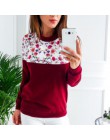 Kobiety sweter 2019 jesień dziewczyny bluza z kapturem z nadrukiem bluza z kapturem na co dzień O-neck z długim rękawem bluzy z 