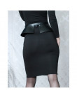 Sexy kobiety czarny skórzany gorset pas do sukni 2 way użytkowania ruchome fringe pas kwadratowe metalowe pin klamra moda dziewc