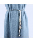 fashion women long rhinestone pearl belt chain wedding belts waist rope for bride dresses laides female luxury ceinture femme