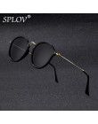 New Arrival okrągłe okulary przeciwsłoneczne powłoka Retro mężczyźni kobiety marka projektant okulary przeciwsłoneczne w stylu V
