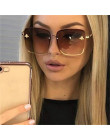 2019 Oversize kwadratowe okulary mężczyźni kobiety Celebrity męskie okulary jazdy Superstar luksusowy gatunku projektanta kobiet