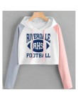 Riverdale bluza z kapturem bluzy South Side węże Streetwear topy wiosna bluzy z kapturem kobiet z kapturem Harajuku jesień zima 