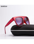 DJXFZLO 2018 Gafas moda kobiety okulary marka projektant luksusowe Vintage okulary przeciwsłoneczne duży pełna ramka okulary dam