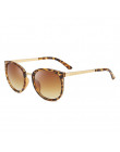 Ekstrawaganckie okulary przeciwsłoneczne oversize wyraziste vintage ekscentryczne metaliczne czarne brązowe złote w panterkę