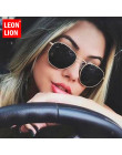 LeonLion 2019 łamana okulary okulary damskie Lady luksusowe Retro metalowe okulary zabytkowe lustro Oculos De Sol Feminino UV400