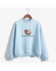Kobiety bluzy z kapturem 2019 jesień zima bluzy Cartoon Kawaii Sushi japoński druku polar luźne Moletom Feminino Harajuku swetry