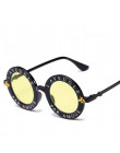 Moda Unisex okrągły OKULARY W STYLU RETRO kobiety w stylu Vintage okulary koło klasyczny pszczoła list okulary mężczyźni odcieni
