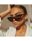 2019 moda okulary przeciwsłoneczne kobieta marka projektant vintage retro trójkątne cat eye okulary óculos De Sol przezroczyste 
