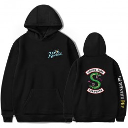 Riverdale South Side węże bluza z kapturem bluzy SouthSide Funny Cartoon drukuj kobiety/mężczyźni z kapturem PulloverTracksuit k