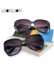 LeonLion 2019 w stylu Vintage duże okulary przeciwsłoneczne damskie marka projektant gradientu obiektyw jazdy okulary przeciwsło