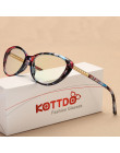 KOTTDO Retro Cat Eye okulary ramka okulary optyczne okulary korekcyjne mężczyźni okulary ramki óculos De Grau Feminino Armacao