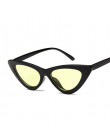 Małe Cat Eye okulary przeciwsłoneczne damskie czerwony czarny rama kobiety marka projektant okulary przeciwsłoneczne dla kobiet 