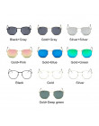 2019 Retro okrągłe okulary przeciwsłoneczne damskie marka projektant okulary przeciwsłoneczne dla kobiet metalowe przeciwsłonecz