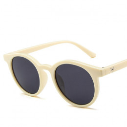 [EL Malus] nowe okrągłe ramki okulary przeciwsłoneczne damskie Retro marka projektant różowy zielony żółty okulary, żeński, moda