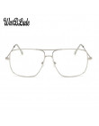 WarBLade w stylu Vintage złoty metalowe ramki okularów mężczyzna kobiet okulary przeciwsłoneczne Retro kwadratowe soczewki optyc