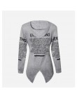 IYAEGE Sudadera Mujer 2019 zima bluzy kobiety list drukuj bluzy Harajuku bluza z kapturem dres tunika pulowerowe topy