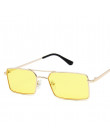 Moda mały wąski prostokąt okulary przeciwsłoneczne damskie cienkie małe okulary marka projektant Vintage okulary pani óculos De 
