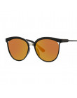 Sexy czarny Cat Eye okulary przeciwsłoneczne damskie odcienie znane marki luksusowe nowy projektant modne okulary przeciwsłonecz