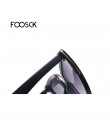 FOOSCK Cat Eye okulary przeciwsłoneczne damskie marka projektant Vintage gradientu Sexy Retro okulary przeciwsłoneczne Cateye ok