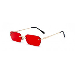 Peekaboo bez oprawek prostokąt okulary przeciwsłoneczne damskie jasny kolor 2019, lato, akcesoria, kwadratowe okulary przeciwsło