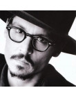 2018 Johnny Depp styl okulary mężczyźni Retro Vintage okulary korekcyjne kobiety optyczne ramka do okularów Clear lens