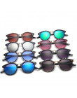 AORON luksusowe okrągłe okulary przeciwsłoneczne damskie marka projektant kociego oka Retro bez oprawek okulary lustrzane okular