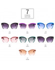Modne kolorowe pół ramki Cat Eye okulary przeciwsłoneczne damskie marka wysokiej jakości okulary ulica pokonać zakupy óculos De 