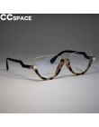 Pół ramki kot oko ramki okularów kobiety trendy style CCSPACE projektant mody okulary komputerowe luneta 45159