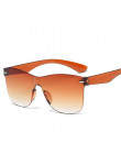 DJXFZLO2018 nowe przezroczyste okulary przeciwsłoneczne kobiety w stylu Vintage kolorowe Retro moda Rimless okulary przeciwsłone