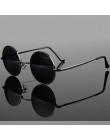 JAXIN Retro okrągłe okulary przeciwsłoneczne damskie mody osobowości okulary mężczyźni ochrona oczu spolaryzowane óculos de sol 