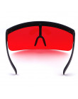 ALOZ MICC kobiety Oversize tarcza Visor okulary przeciwsłoneczne damskie Retro wiatroszczelna okulary mężczyźni osłona przeciwsł