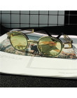 Vintage małe okrągłe diamentowe okulary przeciwsłoneczne kobiety 2019 marka projektant moda Steampunk kolorowe Rhinestone odcien