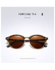 Nowy spolaryzowane okrągłe okulary przeciwsłoneczne mężczyzna kobiet marka projektant klub okrągłe okulary klasyczne okulary prz
