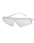 Nowy nowy mody kobiety okulary marka projektant okulary Cat Eye okulary kobieta mężczyzna lustro Sport Siamese okulary UV400 ócu