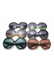 Nowy nowy moda okrągłe okulary przeciwsłoneczne damskie 2018 w stylu Vintage marka projektant czarny zielony ponadgabarytowych r